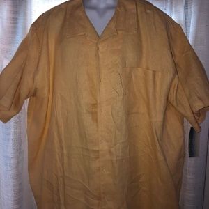 Wave Gold Button-up Shirt